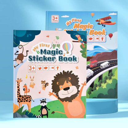 Reusable Magic Sticker Book