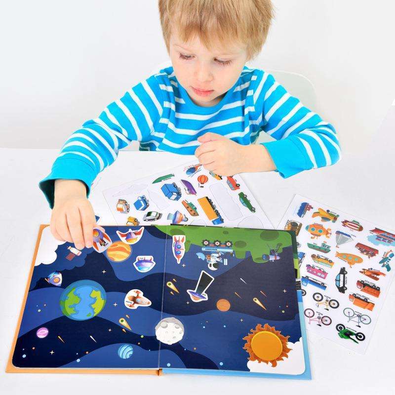 Reusable Magic Sticker Book